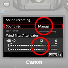 Use Manual Movie Settings!