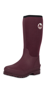 Womens ladies wellingtons wellies boots neoprene waterproof warm yard walking muck steel comfy