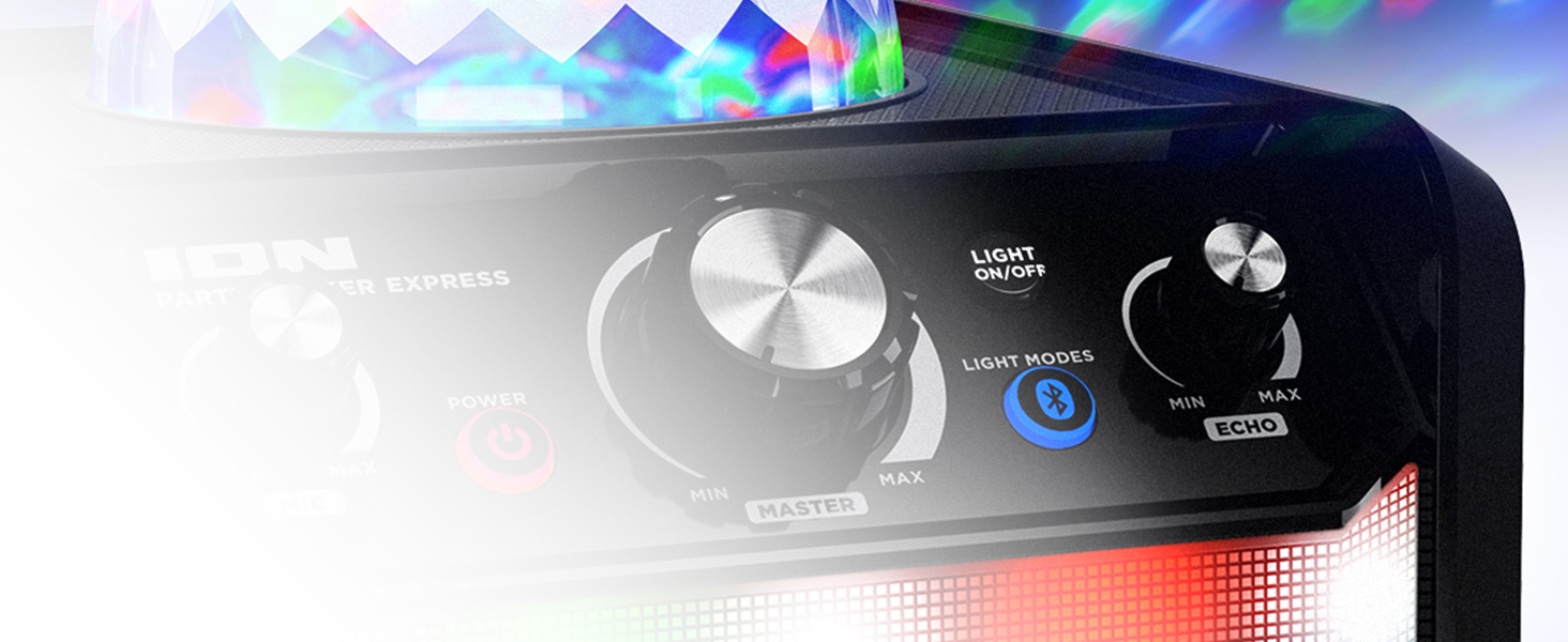 Wireless Bluetooth Speaker System/Karaoke Machine with Karaoke Microphone, Battery Powered 40W Power