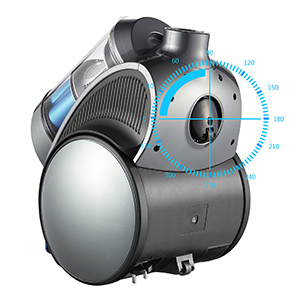 Eureka Swan Cylinder vacuum flexible and easy to steer design