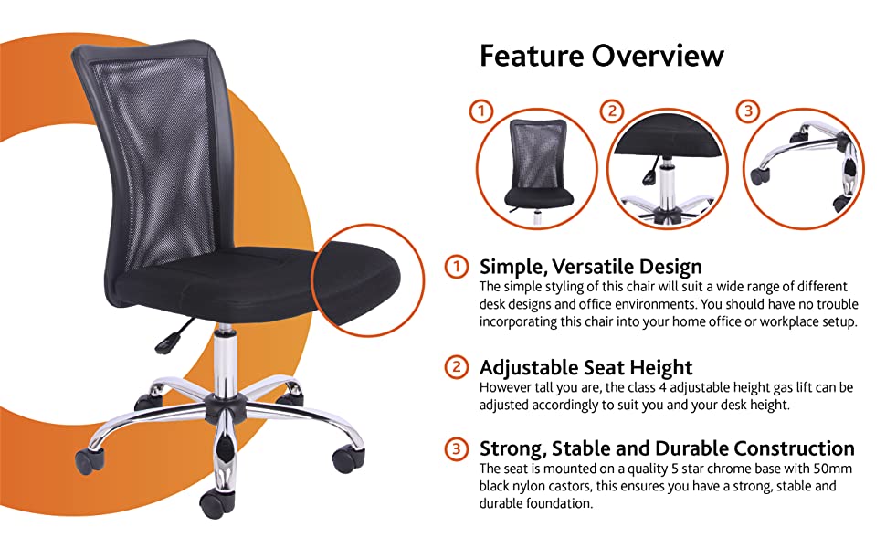 home office desk chair, height adjustable desk chair, adjustable home office chair, mesh desk chair