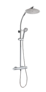 Thermostatic shower column