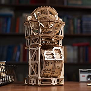 UGEARS Sky Watcher Astronomical Table Clock Mechanical Clock Making Kit 3D Puzzle