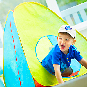 Pop up play tent door 2