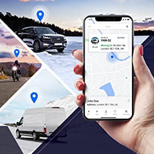 SMARTPHONE SHOWING GPS TRACKING SOFTWARE GPSLIVE