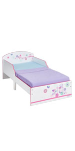 Flowers & Birds Toddler Bed 