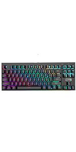 RGB gaming keyboard 87 keys