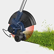 cordless grass trimmer cutter with battery and charger