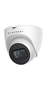5MP UltraHD PoE Outdoor Turret Camera 2.8mm Lens