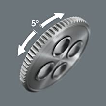 Finely toothed ratchet mechanism
