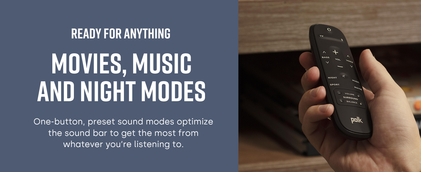 Polk React Soundbar with Alexa Built-In