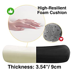 Mid back mesh office chair with adjustable lumbar support foldable ergonomic computer desk chair