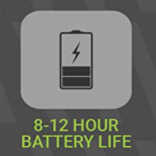 8-12 hour battery life