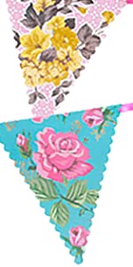 floral bunting