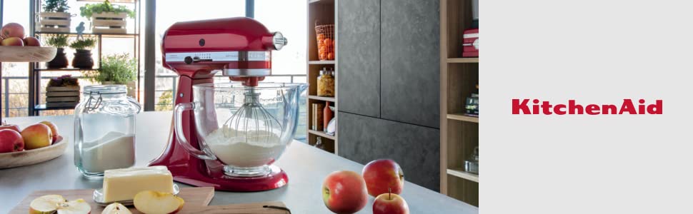 KitchenAid 4.7L Refreshed Glass Bowl for Tilt Head Stand Mixers