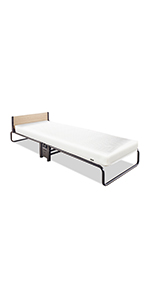 Jay-Be Revolution Folding Bed with Memory e-Fibre Mattress, Compact, Single