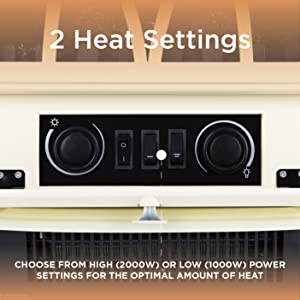 adjustable heat settings