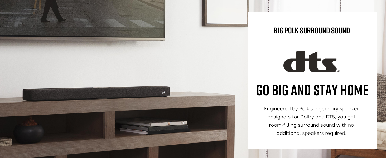 Polk React Soundbar with Alexa Built-In