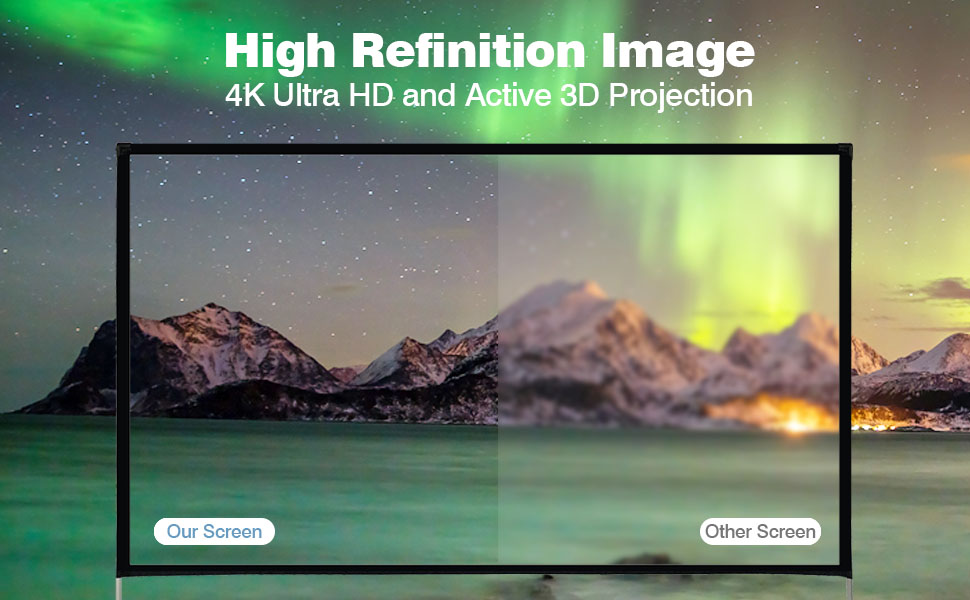 outdoor projector screen
