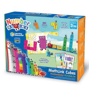 MathLink Cubes Numberblocks 1-10 Activity Set
