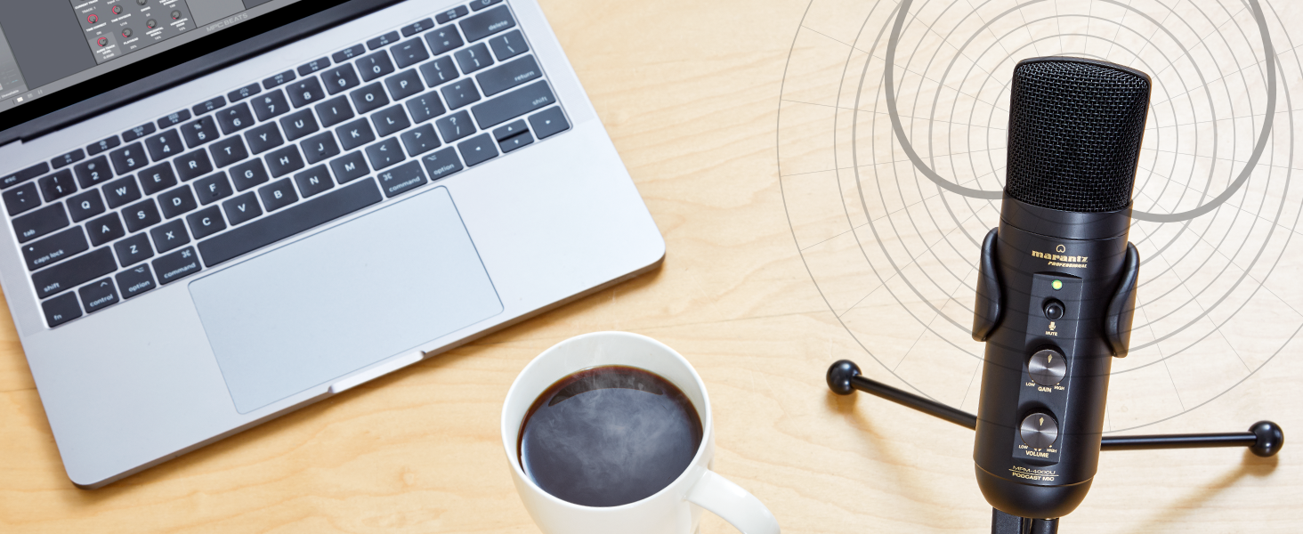 USB Condenser Microphone With Mixer and Headphone Output for Podcasting, Live Streaming, YouTube