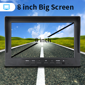 8ââ IPS Rear View Monitor