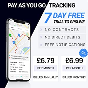 gpslive tracking platform subscription fee