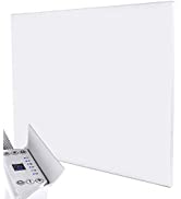 MYLEK Panel Heater Radiator Electric 1KW - Daily and Weekly Timer, Digital Thermostat - Wall Moun...