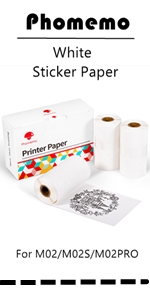 White Sticker Paper