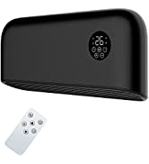 MYLEK Over Door Heater 2000W Indoor Hot Air Curtain With Cooling Fan - Remote Control, Overdoor P...
