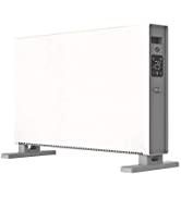 MYLEK Convector Heater Electric Free Standing 2000W Thermostat Radiator, Digital Display, With Ti...