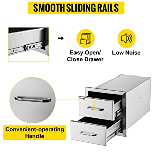 drawer for outdoor kitchen