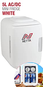 5L Mini Fridge White