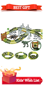 3D Electric Track Dinosaur Forest