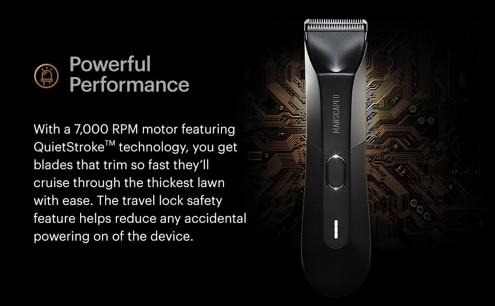 manscaped lawn mower 4 quietstroke motor trimmer