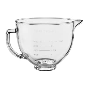 KitchenAid 4.7L Refreshed Glass Bowl for Tilt Head Stand Mixers