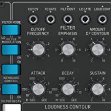 24 dB Ladder Filter and VCA