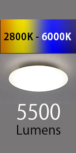 LED ceiling light with brightness control and remote control Ceiling Light Dim & Ton by Iris Ohyama