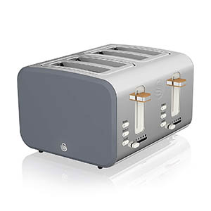 Toaster, grey, modern, nordic, stylish,