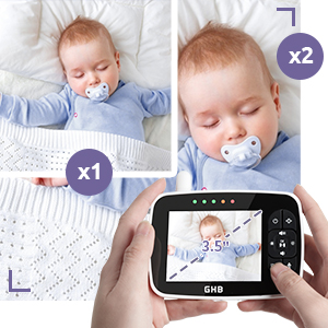 baby monitor video baby monitor 3.5 inch