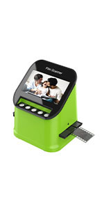 Film Scanner with 22MP 4.3 Inch TFT LCD Display 35mm, 110 & 126 and Super 8 Films