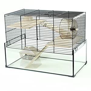 glass bottomed rat cage hamster cage mayfair