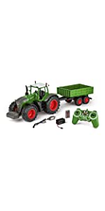 1:16 RC tractor with trailer.