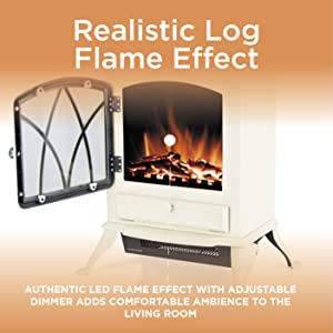 authentic flame effect