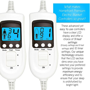 Homefront electric blanket easy to use 