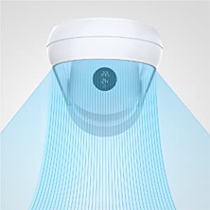 Pro Breeze Bladeless Tower Fan Blade less Dyson Cooling Fan Pedestal Air Con AC Air Circulator 