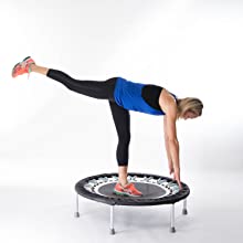 balance work yoga pilates rebounding mini trampoline rebound uk maximus life