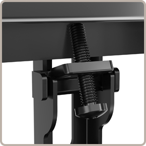 tv stand with safety lock screws
