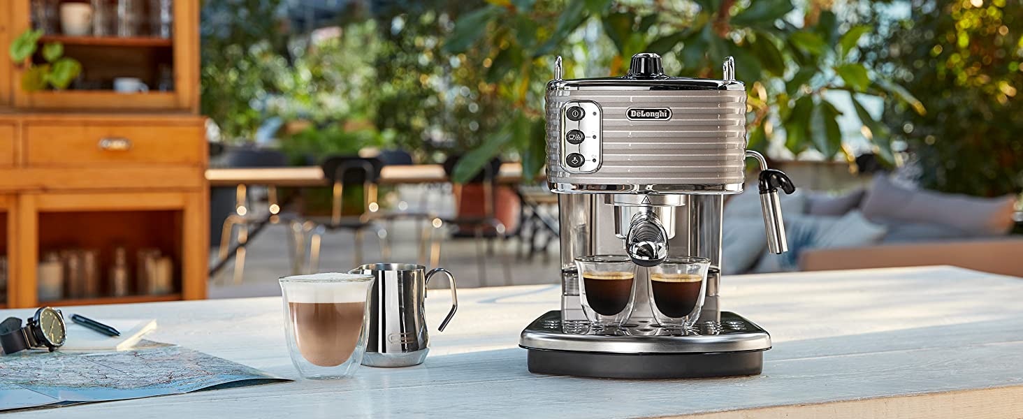 Scultura Delonghi coffee machine espresso coffee maker milk frother