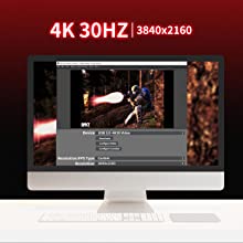 USB 3.0 capture card 4K video recording game console live streaming great device